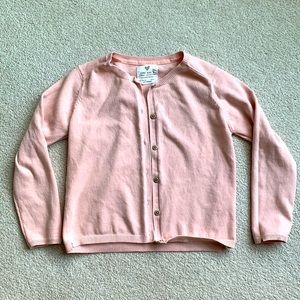 Zara Girls Pink Cardigan